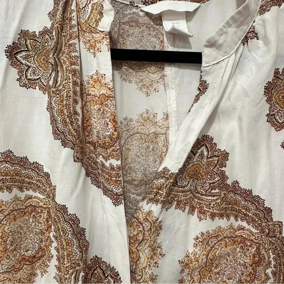 H&M paisley midi print dress 12 - Picture 4 of 7